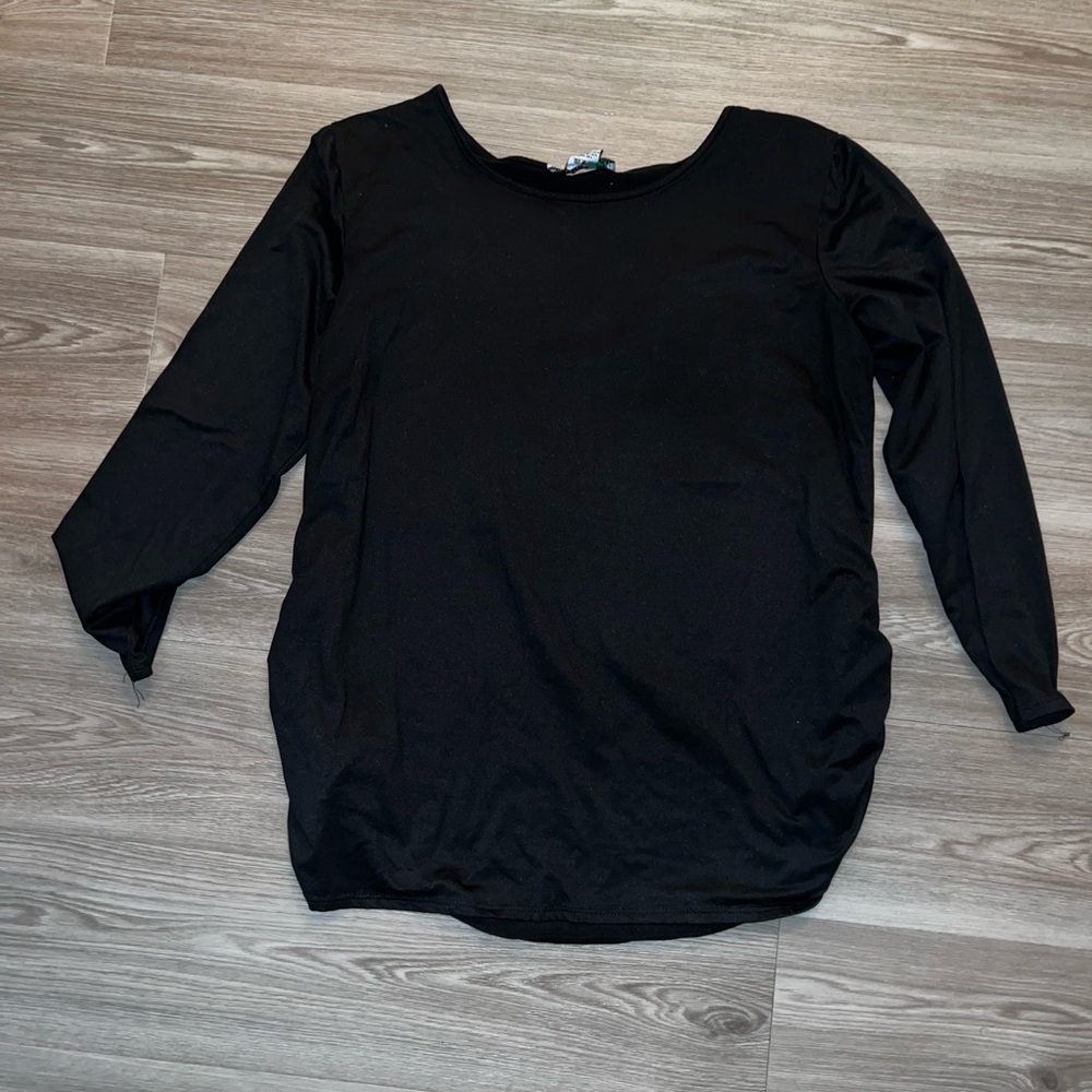 Quarter sleeve top-maternity